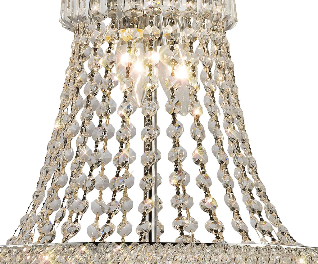 Diyas - Alexandra 13 Light Chandelier - Luminosity Designs Ltd
