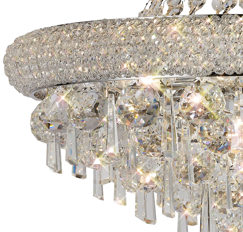 Diyas - Alexandra 13 Light Chandelier - Luminosity Designs Ltd