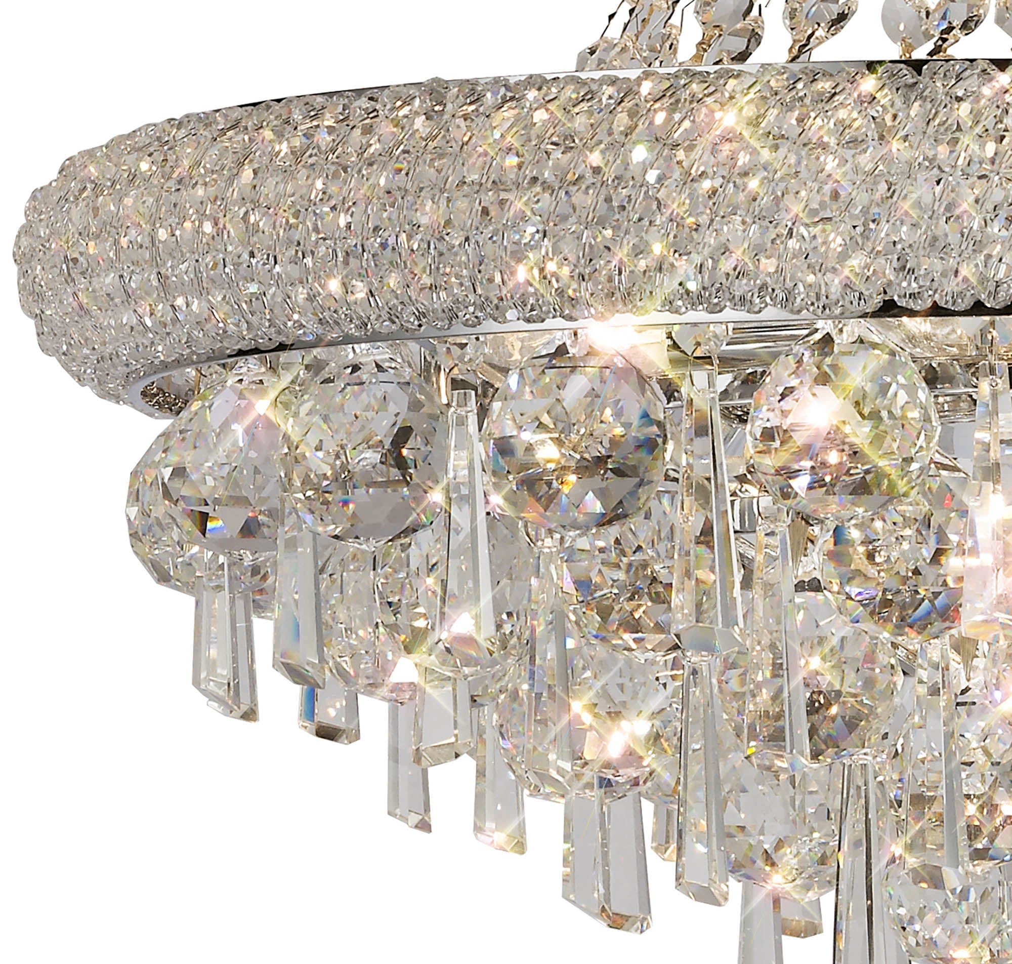 Diyas - Alexandra 13 Light Chandelier - Luminosity Designs Ltd