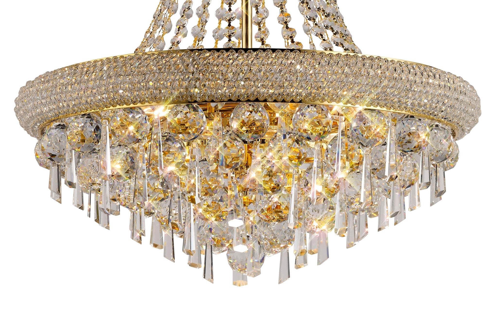 Diyas - Alexandra 13 Light Chandelier - Luminosity Designs Ltd