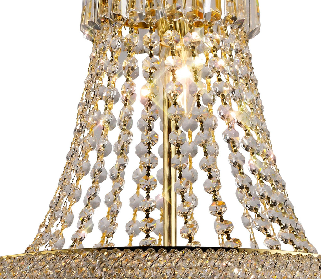 Diyas - Alexandra 13 Light Chandelier - Luminosity Designs Ltd