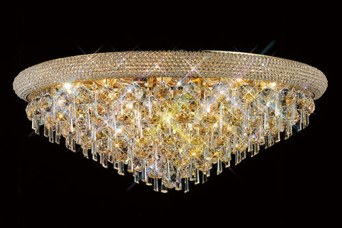 Diyas - Alexandra 16 Light Flush - Luminosity Designs Ltd