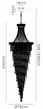 Diyas - Alexandra 49 Light Chandelier - Luminosity Designs Ltd