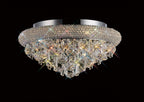 Diyas - Alexandra 6 Light Flush - Luminosity Designs Ltd
