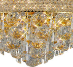 Diyas - Alexandra 6 Light Flush - Luminosity Designs Ltd