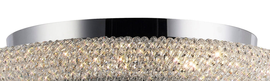 Diyas - Alexandra 6 Light Flush - Luminosity Designs Ltd