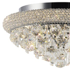 Diyas - Alexandra 6 Light Flush - Luminosity Designs Ltd
