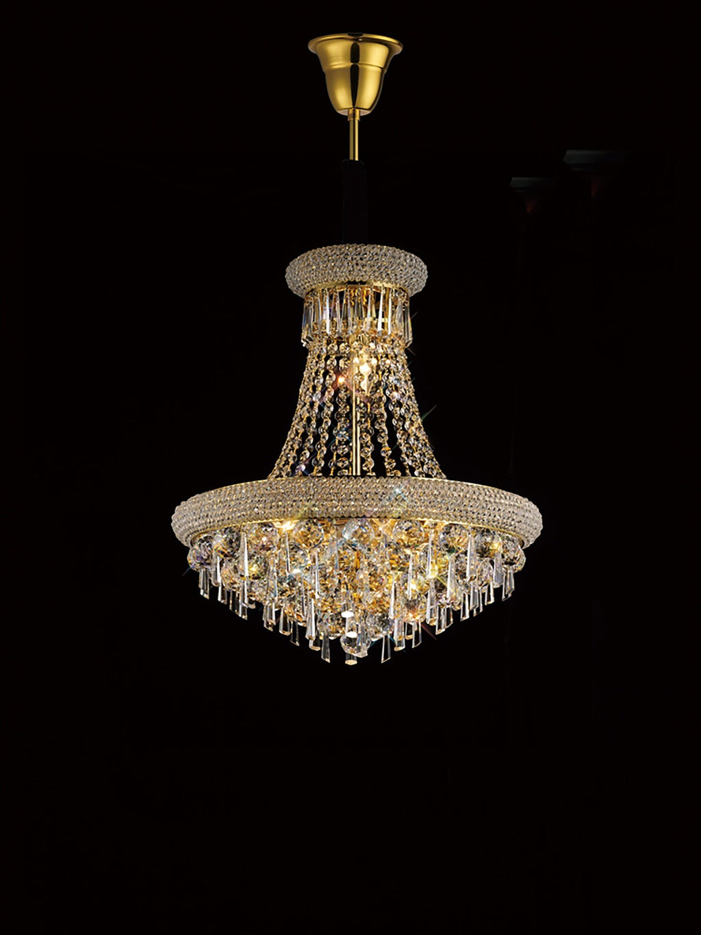 Diyas - Alexandra 9 Light Chandelier - Luminosity Designs Ltd