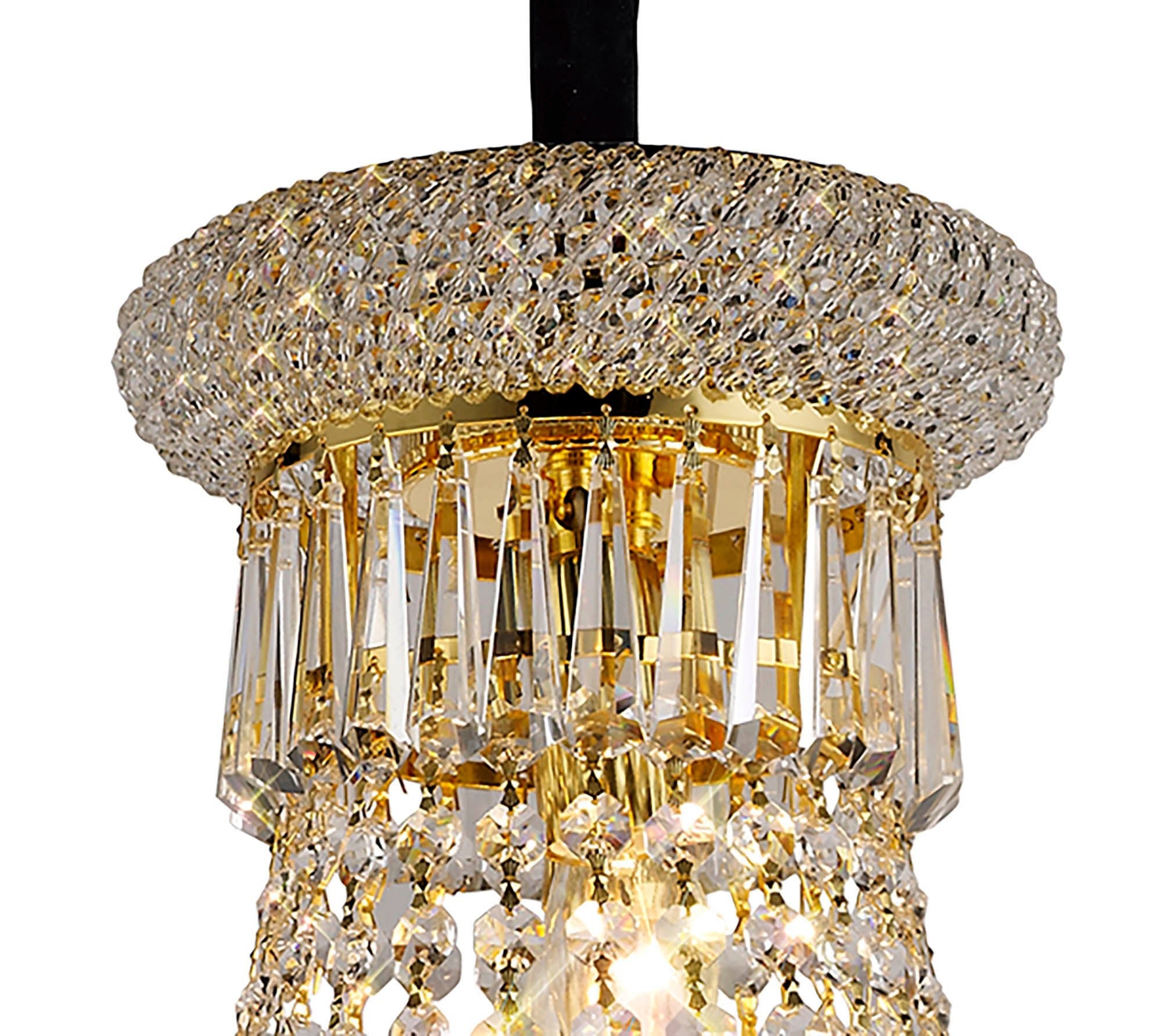 Diyas - Alexandra 9 Light Chandelier - Luminosity Designs Ltd