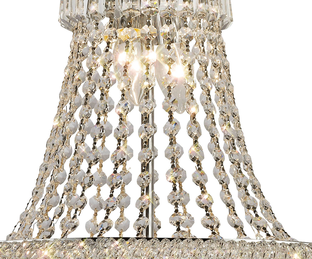 Diyas - Alexandra 9 Light Chandelier - Luminosity Designs Ltd