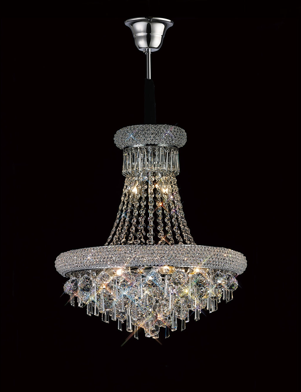 Diyas - Alexandra 9 Light Chandelier - Luminosity Designs Ltd