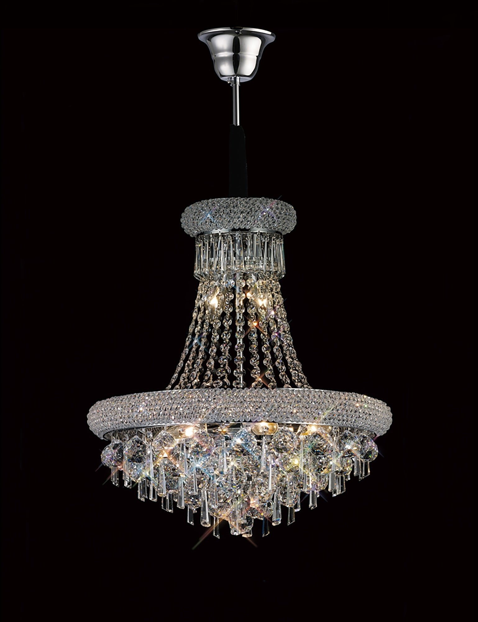 Diyas - Alexandra 9 Light Chandelier - Luminosity Designs Ltd