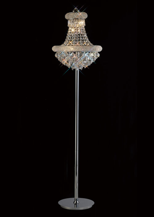 Diyas - Alexandra Chandelier Floor Lamp - Luminosity Designs Ltd