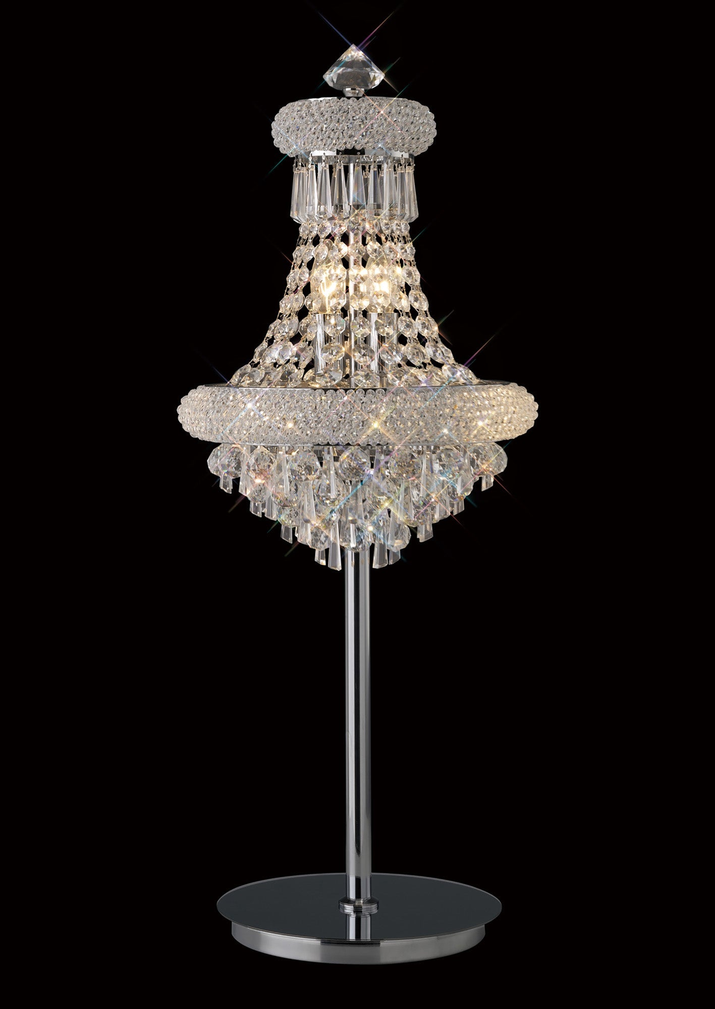 Diyas - Alexandra Chandelier Table Lamp - Luminosity Designs Ltd
