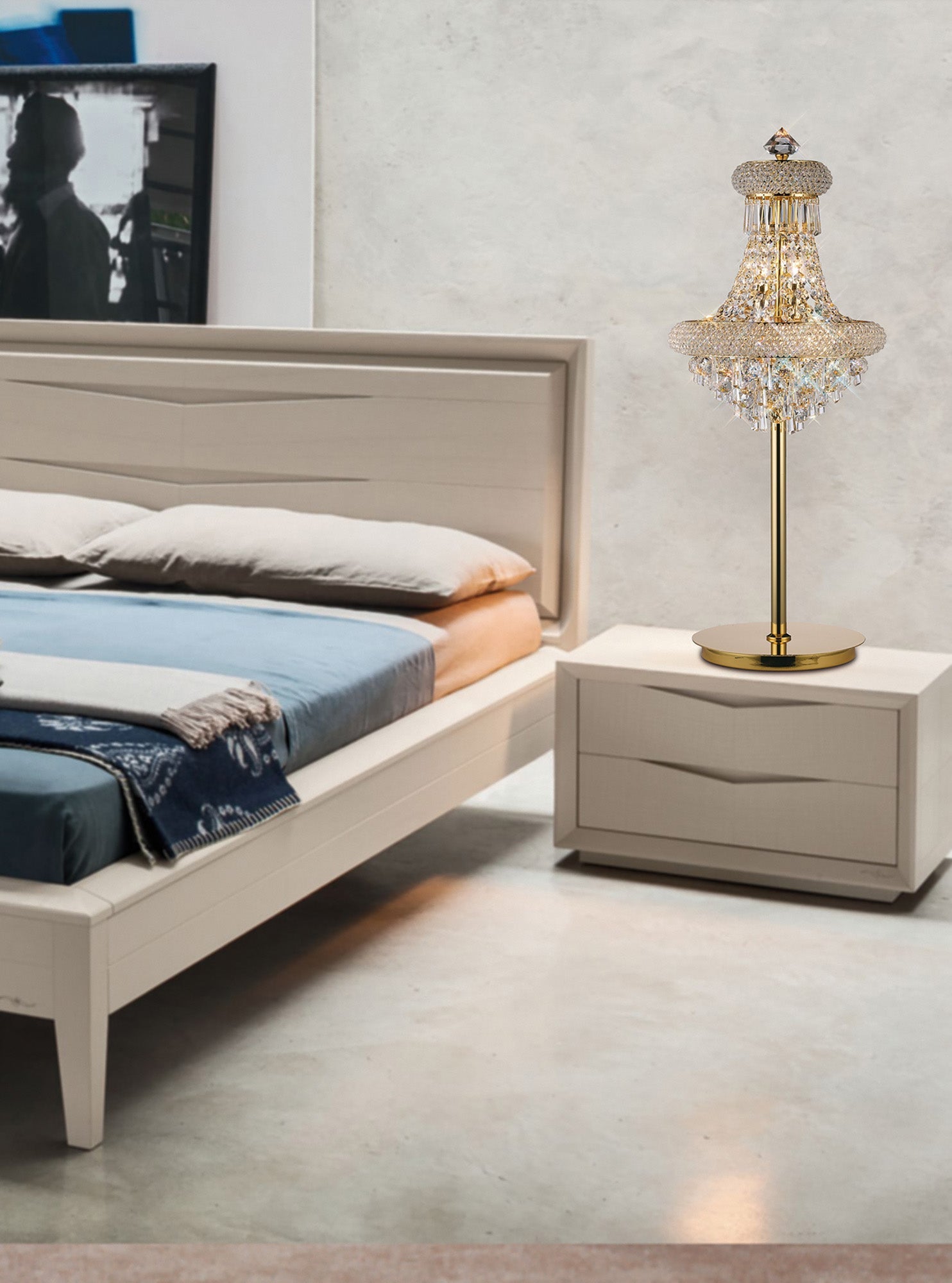 Diyas - Alexandra Chandelier Table Lamp - Luminosity Designs Ltd