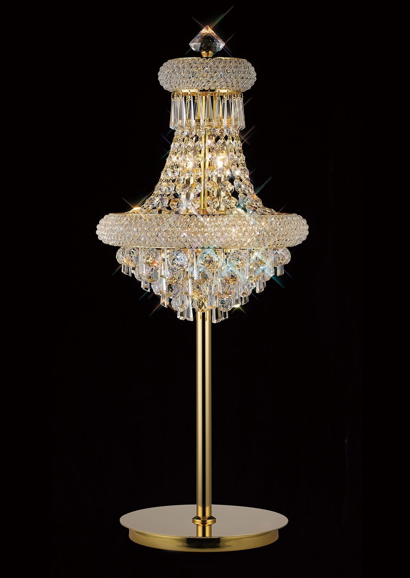 Diyas - Alexandra Chandelier Table Lamp - Luminosity Designs Ltd