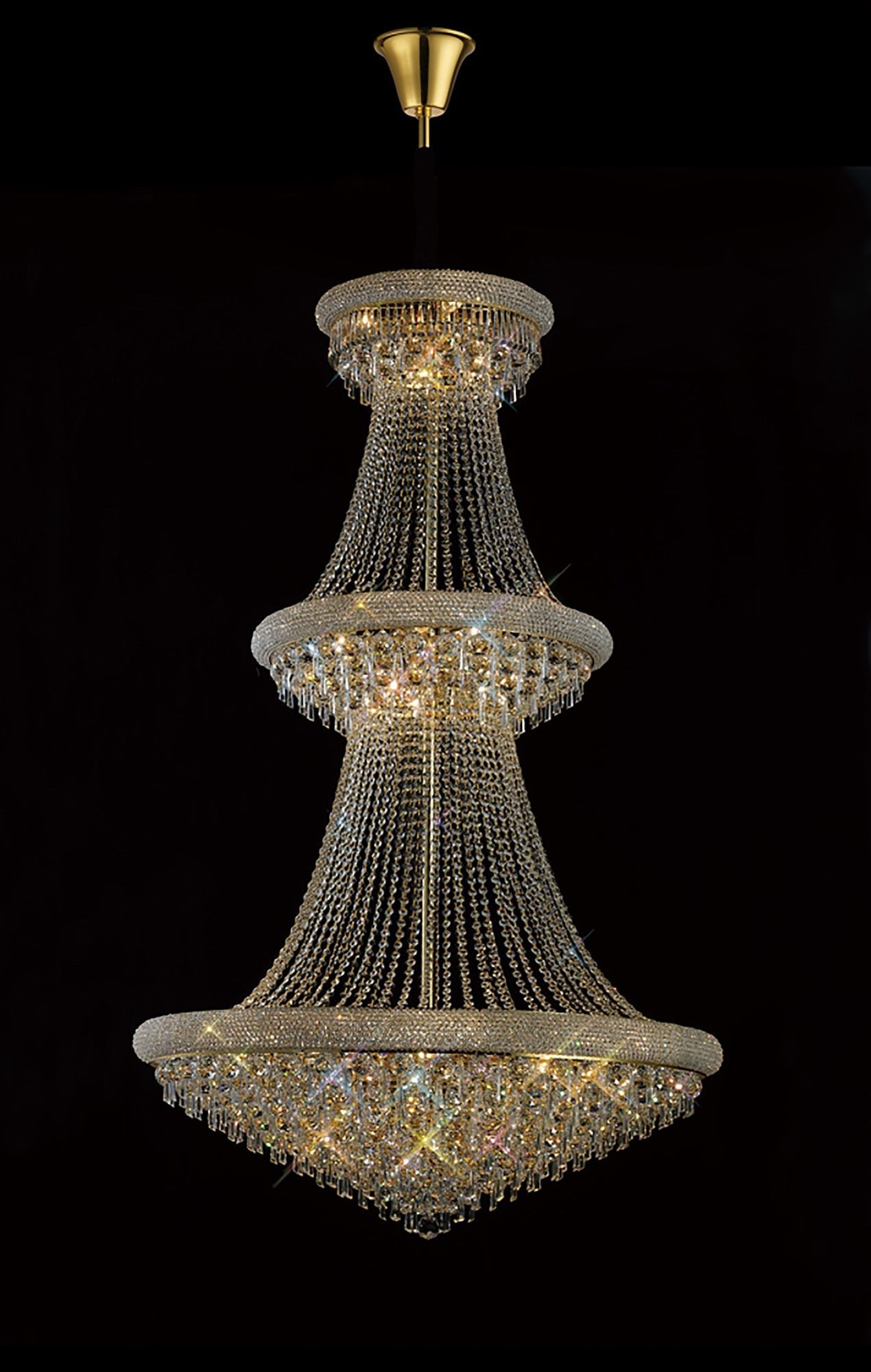 Diyas - Alexandra Double 29 Light Chandelier - Luminosity Designs Ltd