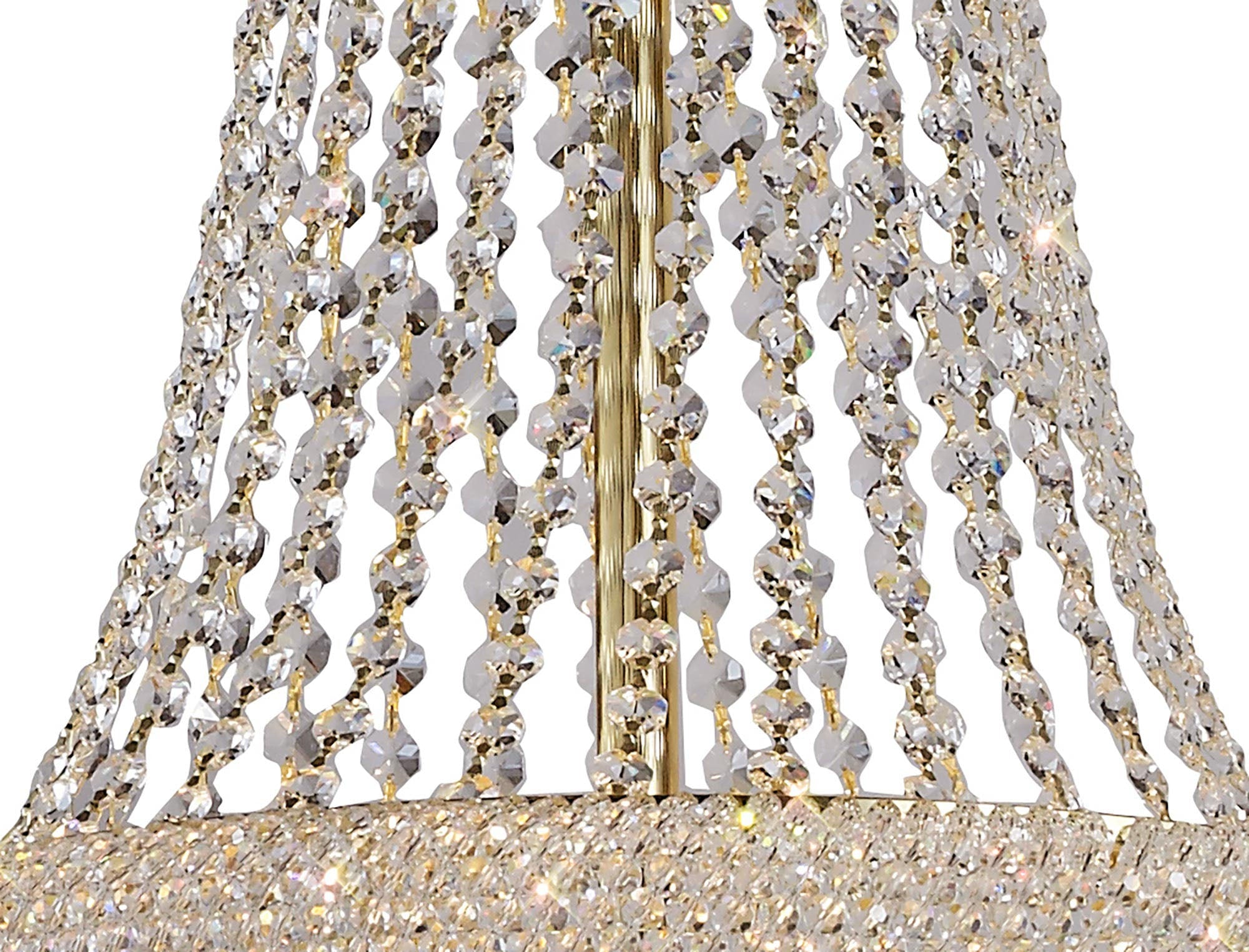 Diyas - Alexandra Double 29 Light Chandelier - Luminosity Designs Ltd