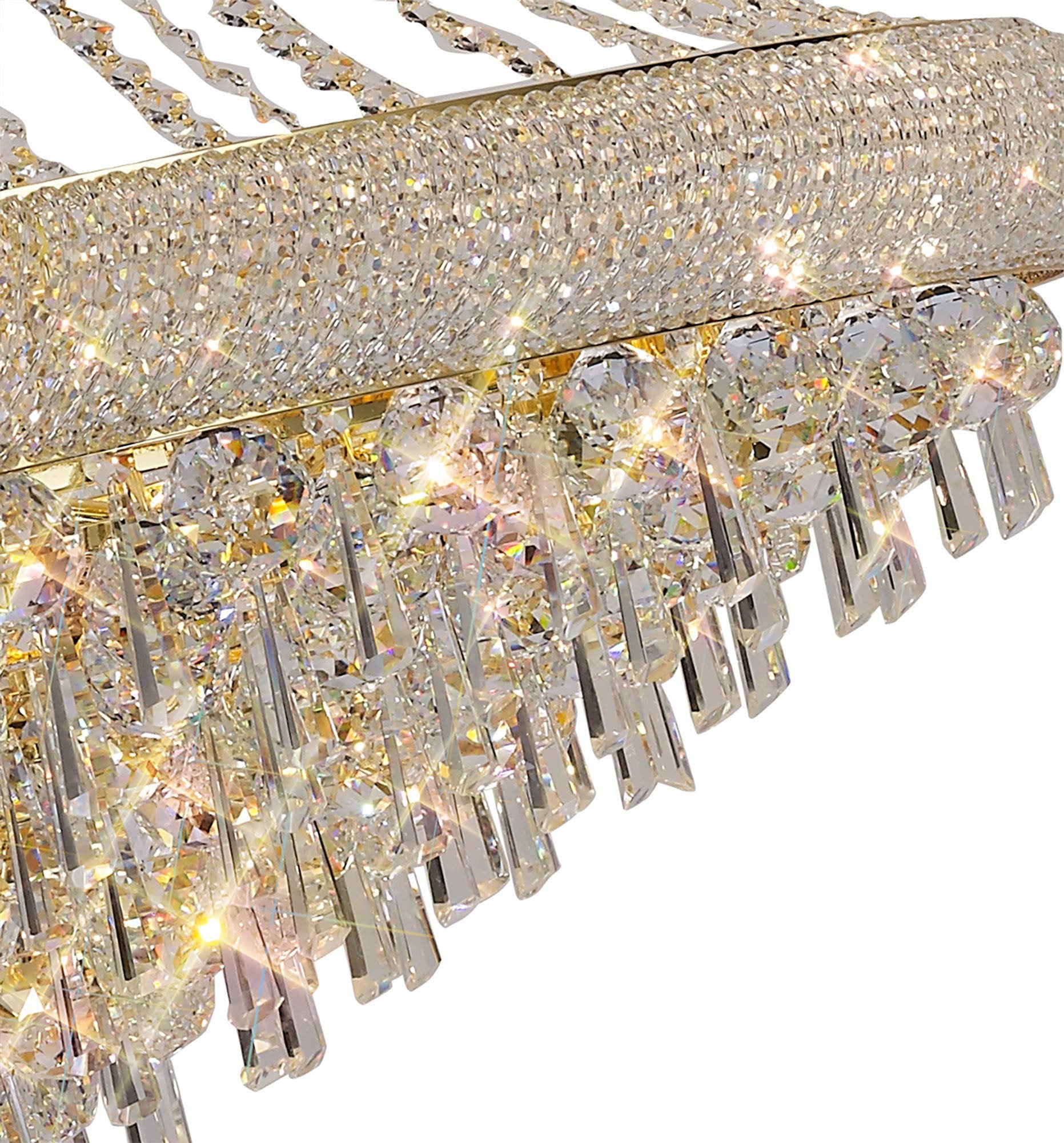 Diyas - Alexandra Double 29 Light Chandelier - Luminosity Designs Ltd