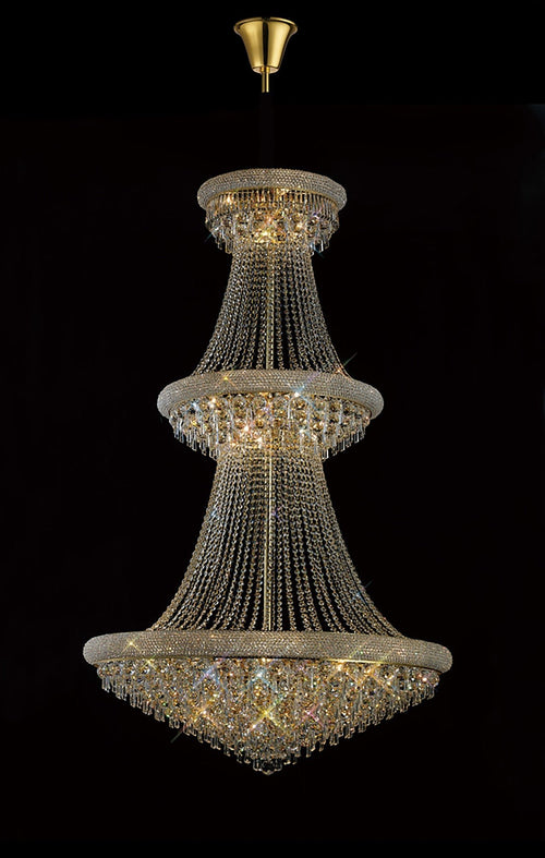 Diyas - Alexandra Double 37 Light Chandelier - Luminosity Designs Ltd