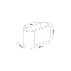 Deco - Alina Oval Wall Lamp - Luminosity Designs Ltd