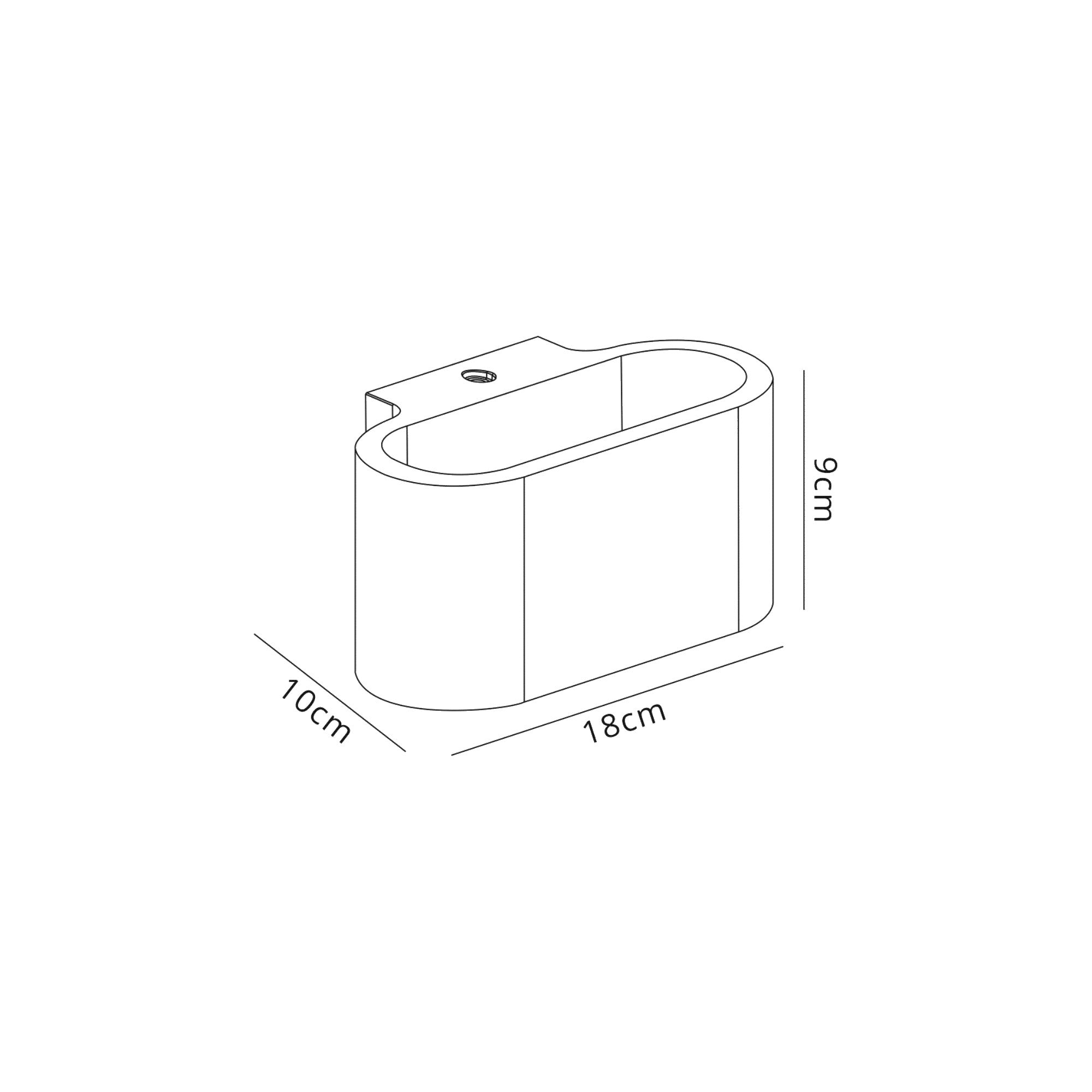 Deco - Alina Oval Wall Lamp - Luminosity Designs Ltd