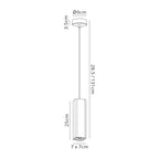 Deco - Alina Rectangle Pendant - Luminosity Designs Ltd