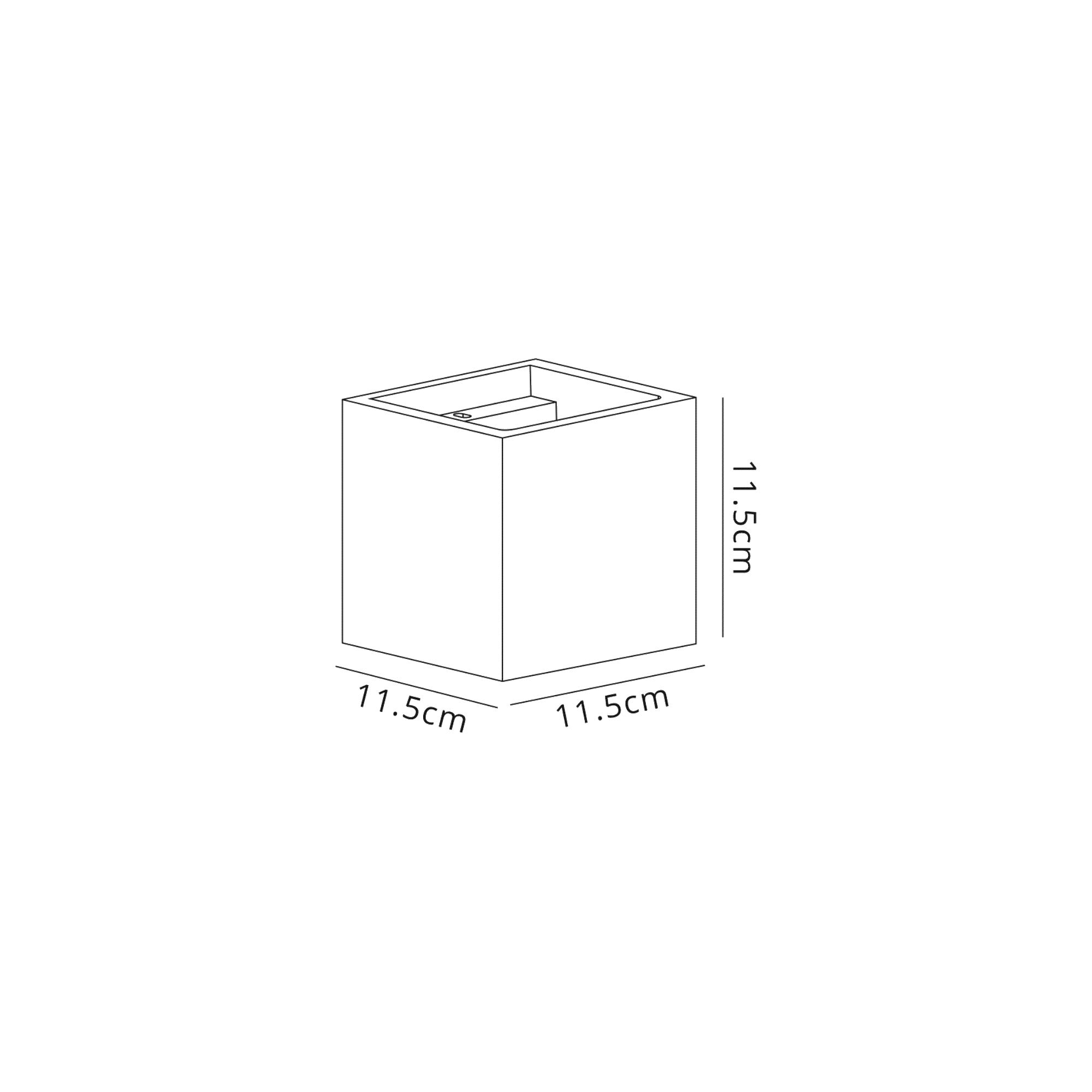 Deco - Alina Square Wall Lamp - Luminosity Designs Ltd