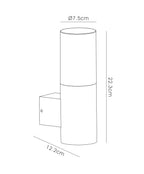Deco - Alpin Up Cylinder Wall Light - Luminosity Designs Ltd