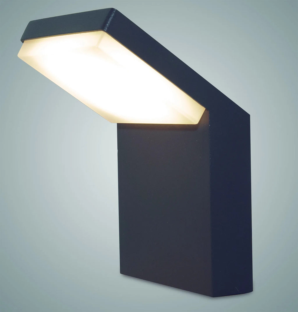 Mantra Fusion - Alpine Slimline Wall Lamp, 6W LED, 3000K, 510lm, IP65 (Mantra M7045) - Luminosity Designs Ltd