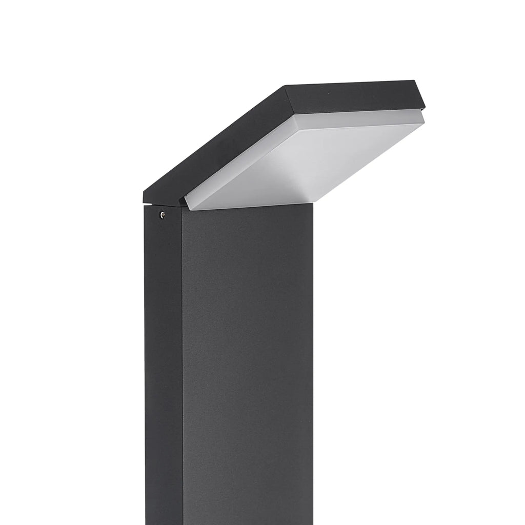 Alpine Slimline Bollard, 12W LED, 3000K, 1020lm, IP65, in Anthracite (Mantra M8151)