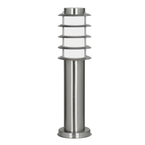 Oaks Lighting - Altay Stainless Steel Bollard Garden Post Light, 1x E27 (Oaks 112/450 SS) - Luminosity Designs Ltd