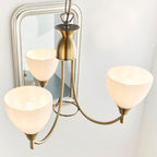 Endon - Alton 3 Light Convertible Ceiling Pendant with frosted Glass Shades E14 - Luminosity Designs Ltd
