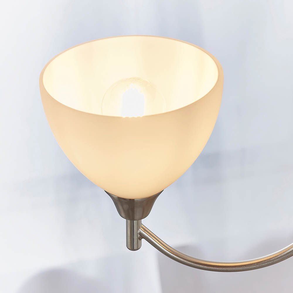Endon - Alton 3 Light Convertible Ceiling Pendant with frosted Glass Shades E14 - Luminosity Designs Ltd