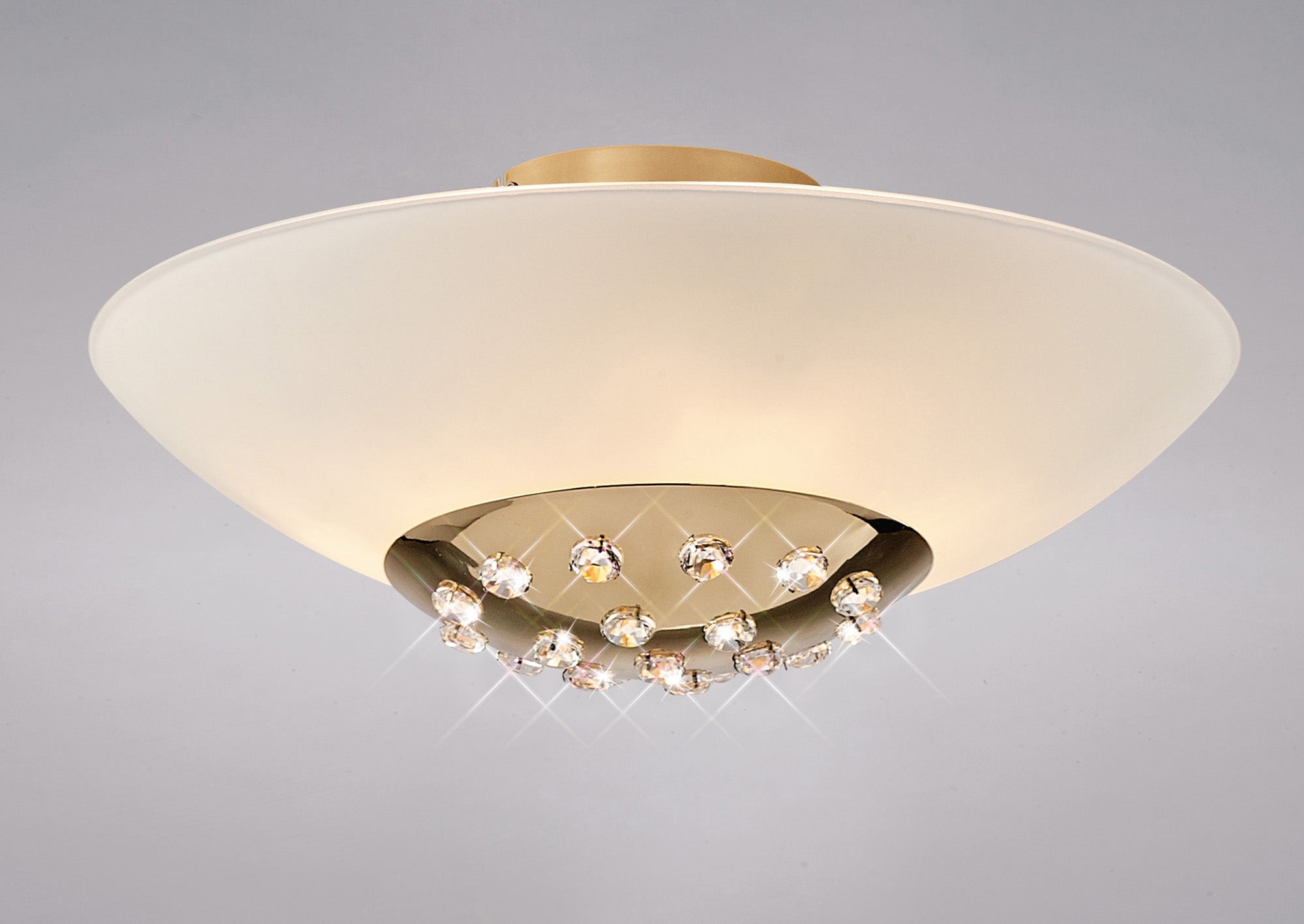 Diyas - Amada Semi Flush Ceiling Light - Luminosity Designs Ltd