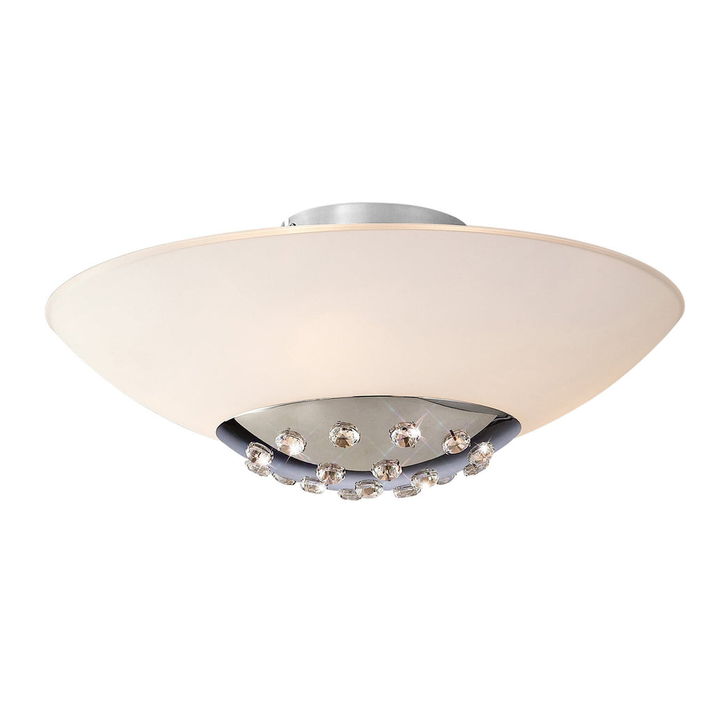 Diyas - Amada Semi Flush Ceiling Light - Luminosity Designs Ltd