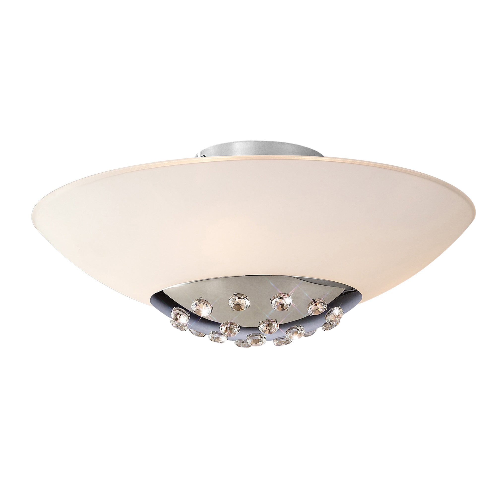 Diyas - Amada Semi Flush Ceiling Light - Luminosity Designs Ltd