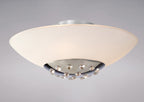 Diyas - Amada Semi Flush Ceiling Light - Luminosity Designs Ltd