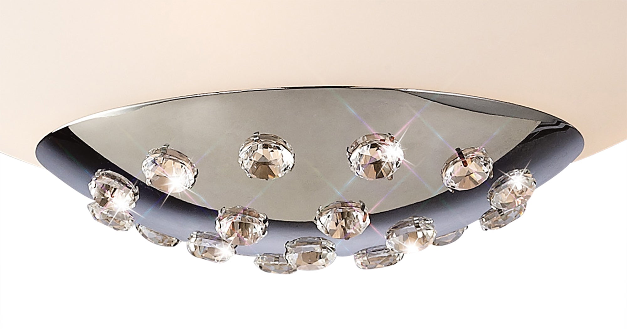 Diyas - Amada Semi Flush Ceiling Light - Luminosity Designs Ltd