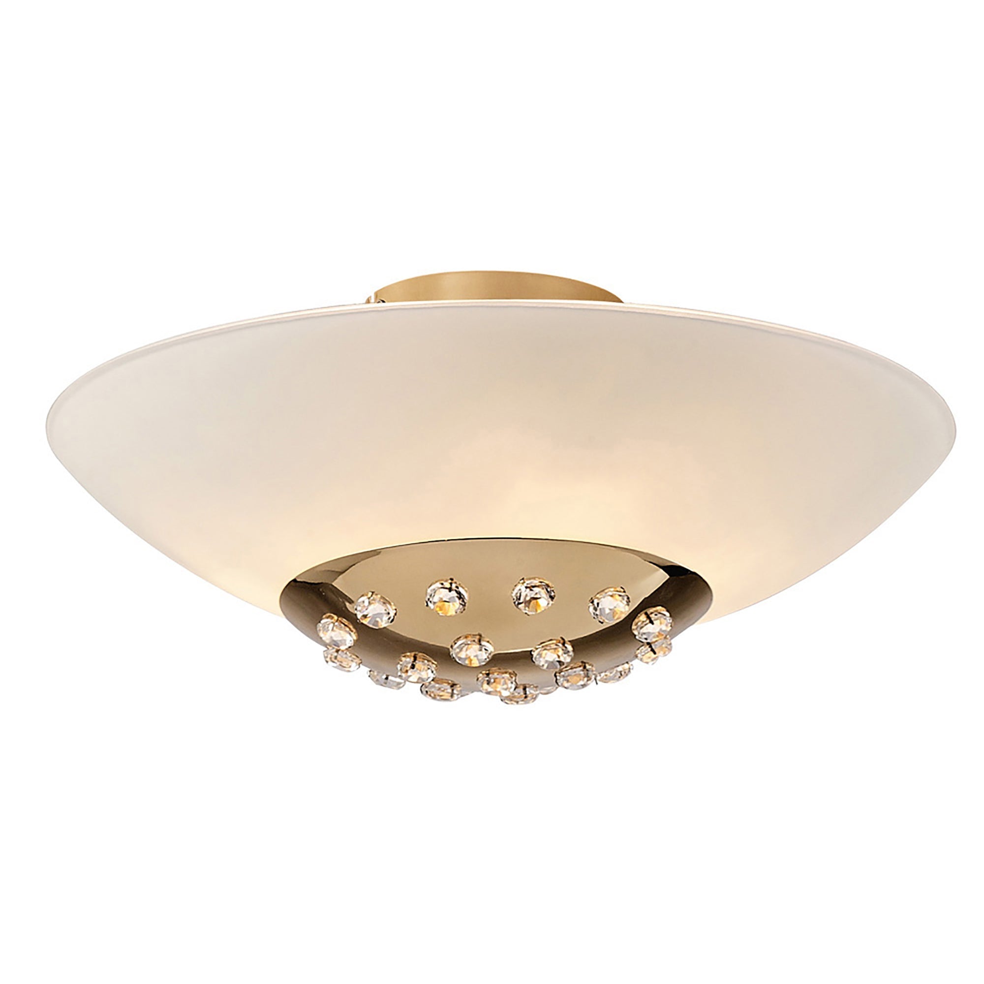 Diyas - Amada Semi Flush Ceiling Light - Luminosity Designs Ltd
