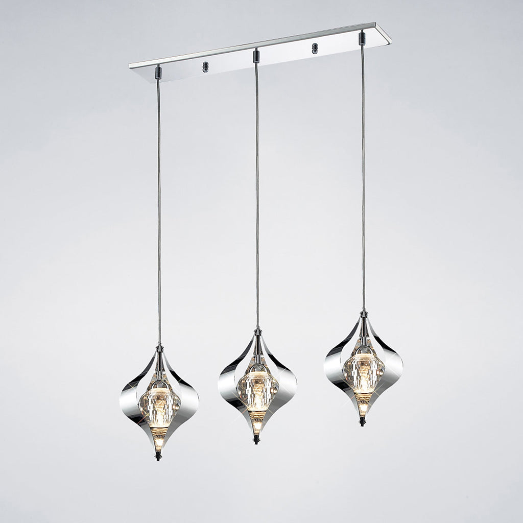 Diyas - Amano Linear Pendant Bar - Luminosity Designs Ltd