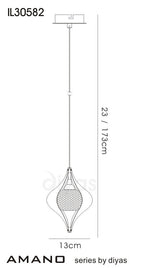 Diyas - Amano Pendant - Luminosity Designs Ltd