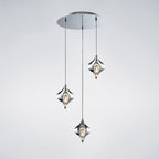 Diyas - Amano Round 3 Light Pendant - Luminosity Designs Ltd