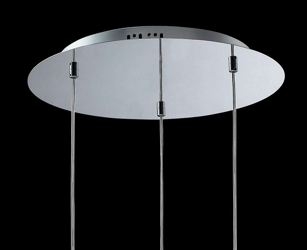 Diyas - Amano Round 3 Light Pendant - Luminosity Designs Ltd