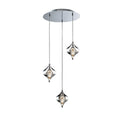 Diyas - Amano Round 3 Light Pendant - Luminosity Designs Ltd