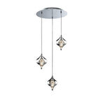 Diyas - Amano Round 3 Light Pendant - Luminosity Designs Ltd