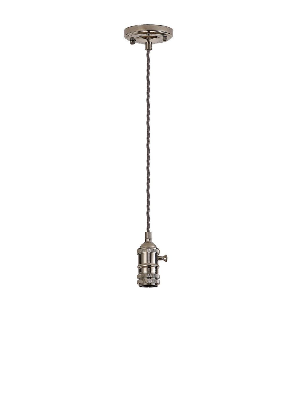 Luminosity Designs Ltd - Amber 11cm Switched Pendant Light (FRAME ONLY) 1.5m, 1 x E27, 3 Core Twisted Braided Cable - Luminosity Designs Ltd