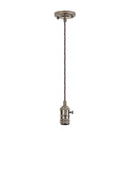 Luminosity Designs Ltd - Amber 11cm Switched Pendant Light (FRAME ONLY) 1.5m, 1 x E27, 3 Core Twisted Braided Cable - Luminosity Designs Ltd