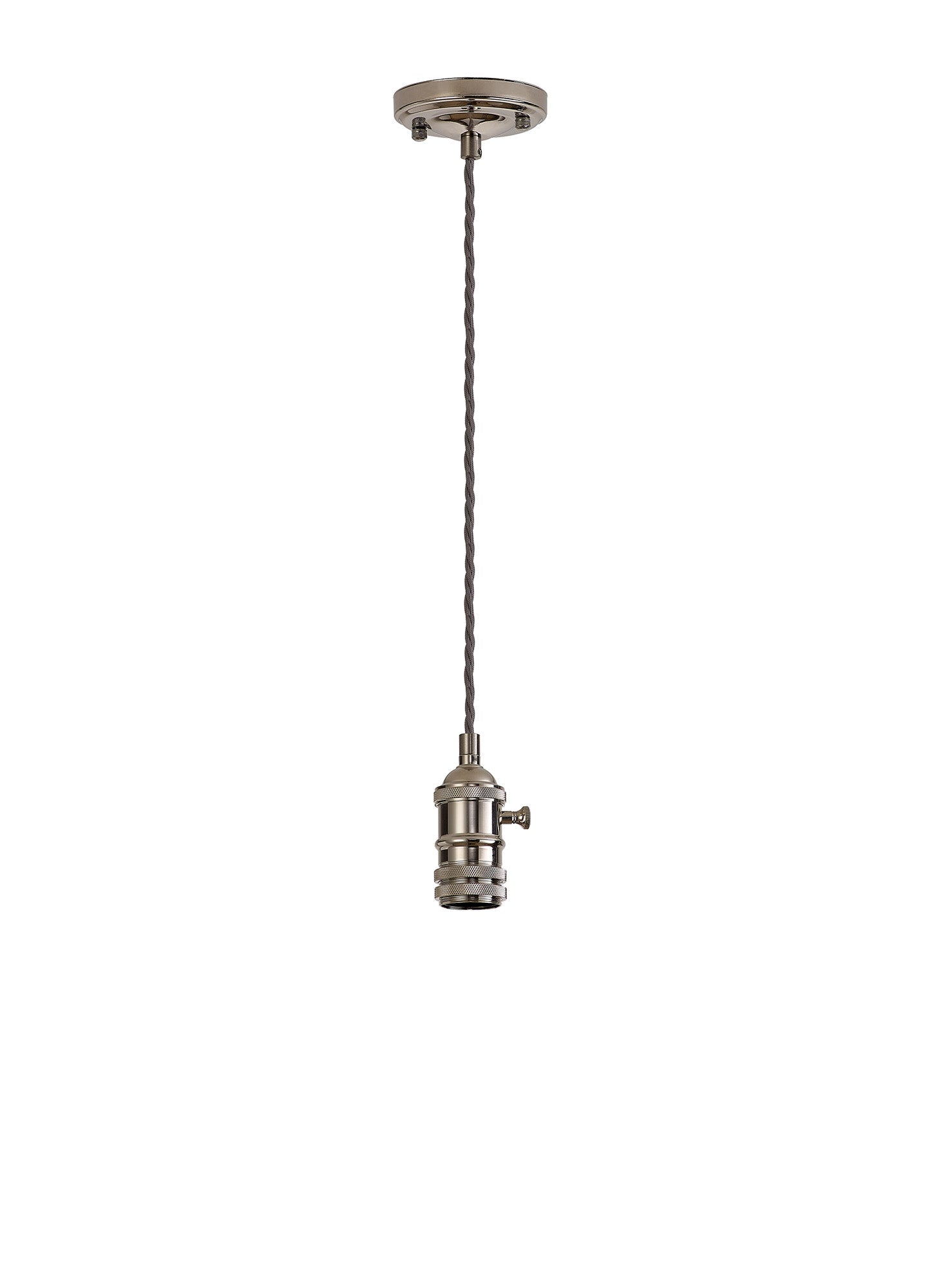 Luminosity Designs Ltd - Amber 11cm Switched Pendant Light (FRAME ONLY) 1.5m, 1 x E27, 3 Core Twisted Braided Cable - Luminosity Designs Ltd