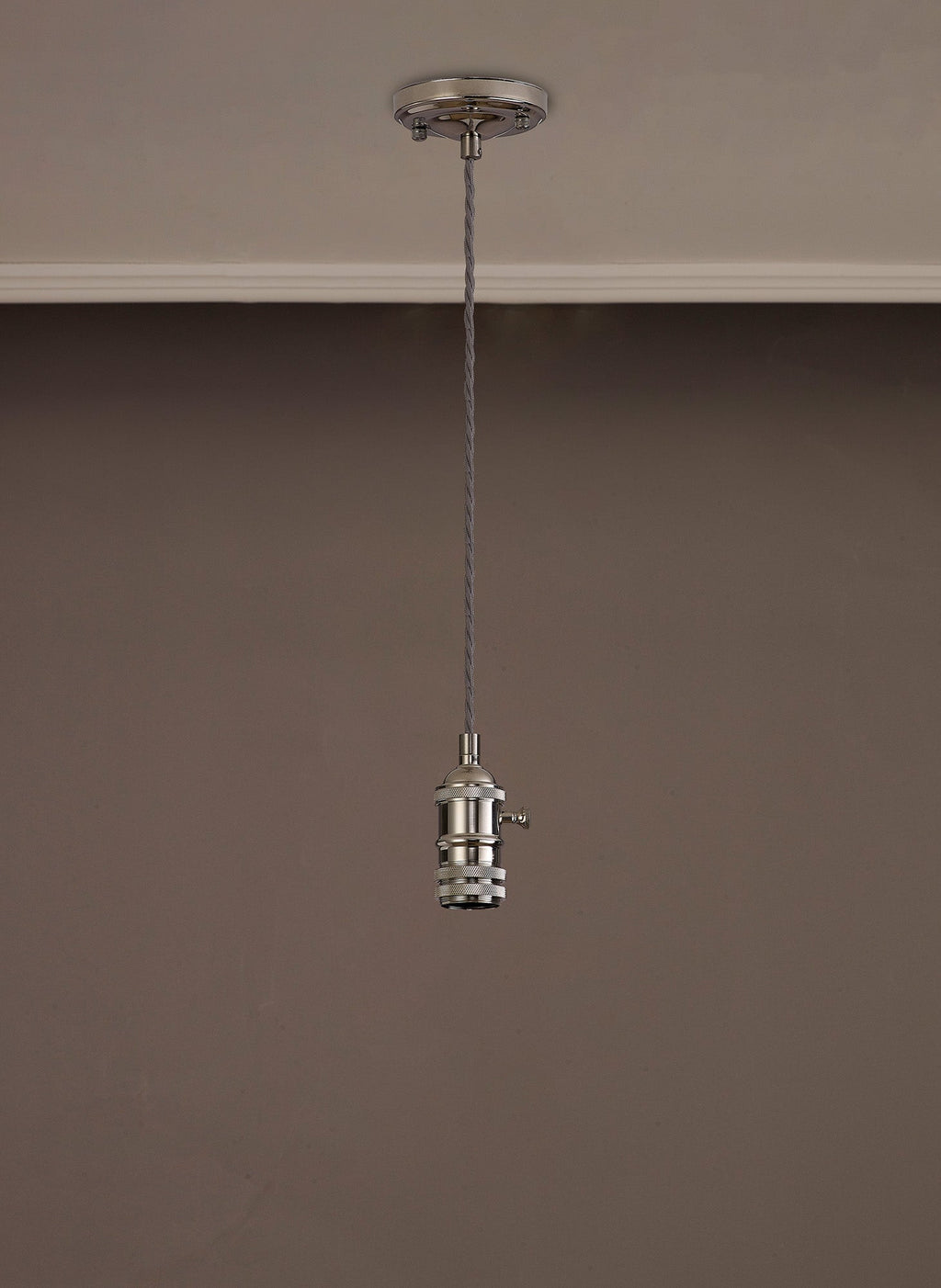 Luminosity Designs Ltd - Amber 11cm Switched Pendant Light (FRAME ONLY) 1.5m, 1 x E27, 3 Core Twisted Braided Cable - Luminosity Designs Ltd